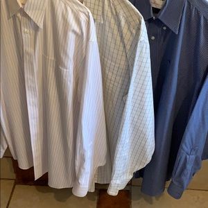 3 Jos. A Bank button downs size 16.5 x 35